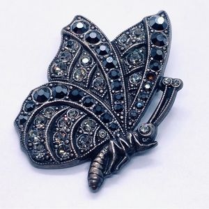 Vintage Sterling Silver Brooch - Catherine France Popesco Butterfly